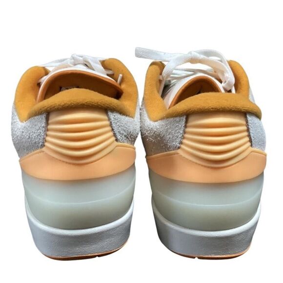 Nike Sneakers Men 18 White Yellow Air Jordan 2 Retro Low Craft Sail Melon NEW main image 4